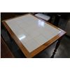 Image 2 : TILE TOP DINING TABLE
