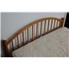 Image 3 : PINE DOUBLE SIZE BEDFRAME WITH SEALY MATTRESS