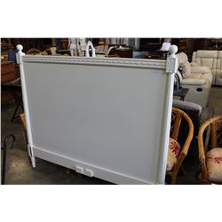 WHITE QUEENSIZE HEADBOARD