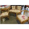 Image 1 : 4 PIECE RATTAN PATIO SET
