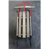 Image 1 : VINTAGE WOOD AND IRON SLED