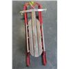 Image 1 : VINTAGE WOOD AND IRON SLED