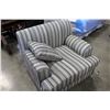 Image 1 : BRAND NEW ASHLEY FURNITURE STRIPED ARMCHAIR