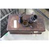 Image 1 : ANTIQUE OAK TELEPHONE