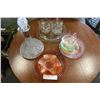 Image 1 : DECANTER DEPRESSION GLASS CARNIVAL GLASS ETC
