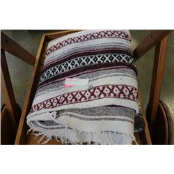 TWO MEXICAN BLANKETS