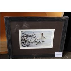 ROBERT BATEMAN WINTER SNOWSHOE-HARE PRINT