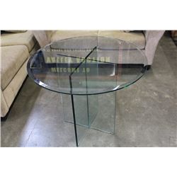 ROUND GLASS DINING TABLE