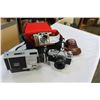 Image 1 : AQFA AND PRAKTICA CAMERAS AND SUPER 8 VIDEO RECORDER
