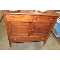 ANTIQUE OAK SIDEBOARD