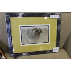 ROBERT BATEMAN MASTER OF THE HERD-BUFFALO PRINT