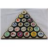 Image 2 : FRAMED VINTAGE HOCKEY PUCK COLLECTION