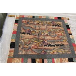 QUILTED WALL HANGING BY LANGLEY QUILT GUILD