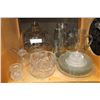 Image 1 : SHELF LOT OF ESTATE GLASSWARE