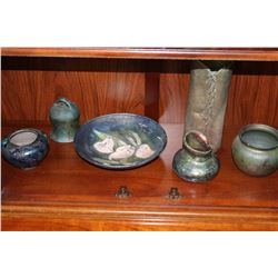 LOT OF SIGNED POTTERY