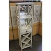 Image 1 : MODERN MIRROR BACK WINE RACK WITH SHELVES