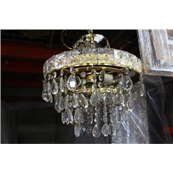 VINTAGE CRYSTAL CHANDELIER