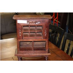 CARVED KNICK KNACK SHELF