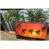 Image 1 : THREE PALM TREE CANVAS PICTURES