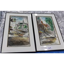 PAIR OF MONTREAL FRAMED PICTURES