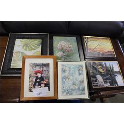 LOT OF SMALL ESTATE PICTURES