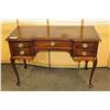 Image 1 : QUEEN ANNE SYTLE MAHOGANY FINISH DESK