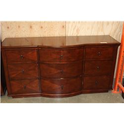9-DRAWER BOWFRONT DRESSER
