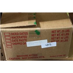 25LB BOX OF DESERT VALLEY DRIED DATES