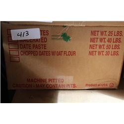 25LB BOX OF DESERT VALLEY DRIED DATES