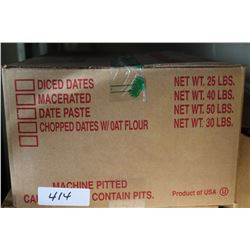 25LB BOX OF DESERT VALLEY DRIED DATES