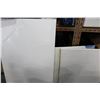 Image 2 : TOTE AND BOX OF CRAFT AND PAINTING SUPPLIES AND CANVAS