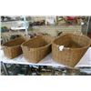 Image 1 : THREE WICKER BASKETS