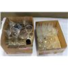 Image 1 : 2 BOXES OF MARTINI GLASSES AND CRYSTAL GLASSES