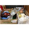 Image 1 : TWO BOXES OF VARIOUS COLLECTIBLE CHINA AND SET OF FOUR GIVENCHY PLATES