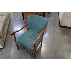 VINTAGE GREEN ARMCHAIR