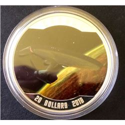 RCM Issue: 2016 20$ Fine silver Star Trek: Enterprise ,C.O.A & Box, No Tax