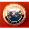 Image 1 : RCM Issue: 2003 20$ Fine Silver Natural Wonders-The Rockies, holgram Coin,  No Tax C.O.A & Box