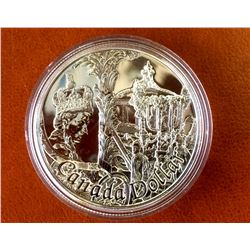 RCM Issue: 2002 1$ Sterling Silver coin, Celebrating Elizabeth ll on her Golden Jubilee (1952-2002),