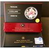 Image 2 : RCM Issue: 2008 5$  Fine Silver Pink Enamel-Effect coin-Ribbon of Hope, No Tax C.O.A & Box