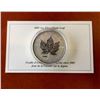 Image 1 : RCM Issue: 2005 5$  Fine Silver 1 OZ Silver Maple Leaf V-J Day, No Tax C.O.A & Box