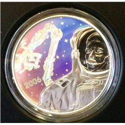 RCM Issue: 2005 30$  Sterling Silver Canadarm on the First anniversary of Canada's First Spacewalk ,