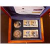 Image 2 : RCM Issue: 2004 5$  Sterling Silver Ile Sainte-Croix Coins & Stamp & C.O.A & Box