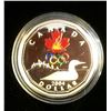 Image 1 : RCM Issue: 2004 1$ Sterling Silver Dollar Lucky Loonie C.O.A & Box