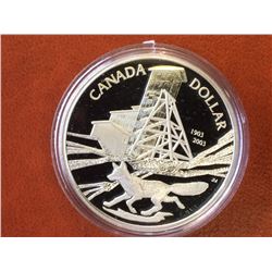 RCM Issue: 2003 1$ Proof Silver 100 th Anniversary of the Cobalt Silver Strike C.O.A & Box