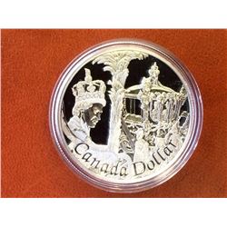 RCM Issue: 2002 1$ Sterling Proof Silver Golden Jubilee C.O.A & Box