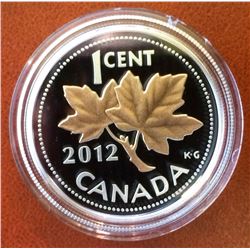 RCM Issue: 2012 1-cent Fine Silver Farewell to the Penny, No Tax C.O.A & Box