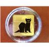 Image 1 : RCM Issue: 2013 3$ Square Sterling Silver Coin-Black-Footed Ferret, C.O.A. & Box
