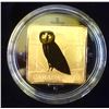 Image 1 : RCM Issue: 2013 3$ Square Sterling Silver Coin-Barn Owl, C.O.A. & Box