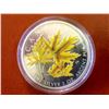 Image 1 : RCM Issue: 2006 Silver Maple Leaf Coroured Coin-Silver Maple, C.O.A. & Box, 20 000 minted, No Tax