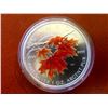 Image 1 : RCM Issue: 2007 Silver Maple Leaf Coloured Coin-Sugar Maple in Orange, C.O.A. & Box, No Tax